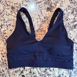 Fabletics Navy Sports Bra Adjustable Straps Small